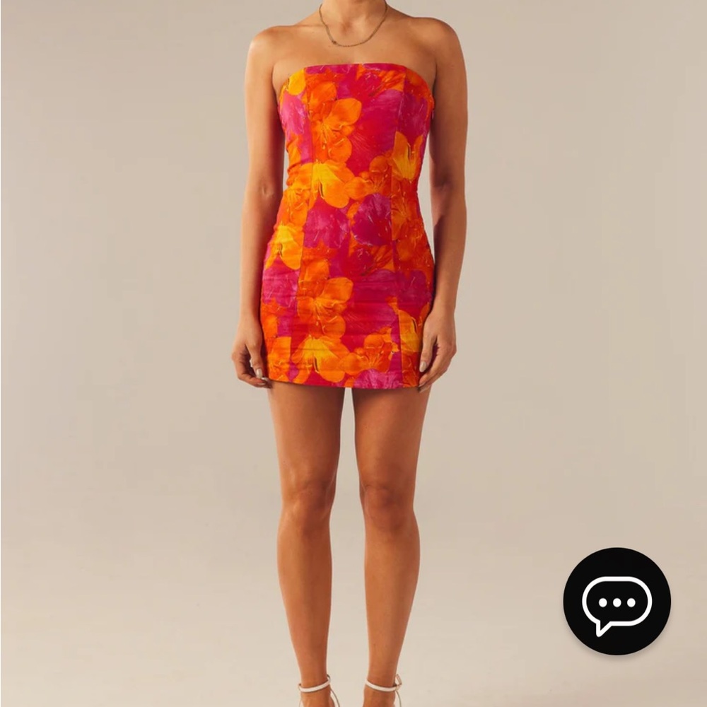 Peppermayo Stuck On You Mini Tube Dress Floral Sun size 4